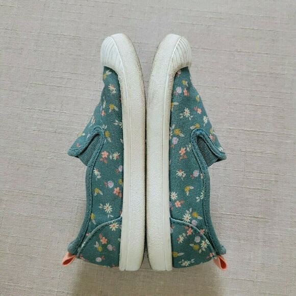 Cat & Jack Floral Slip-on Sneakers - Picture 7 of 9